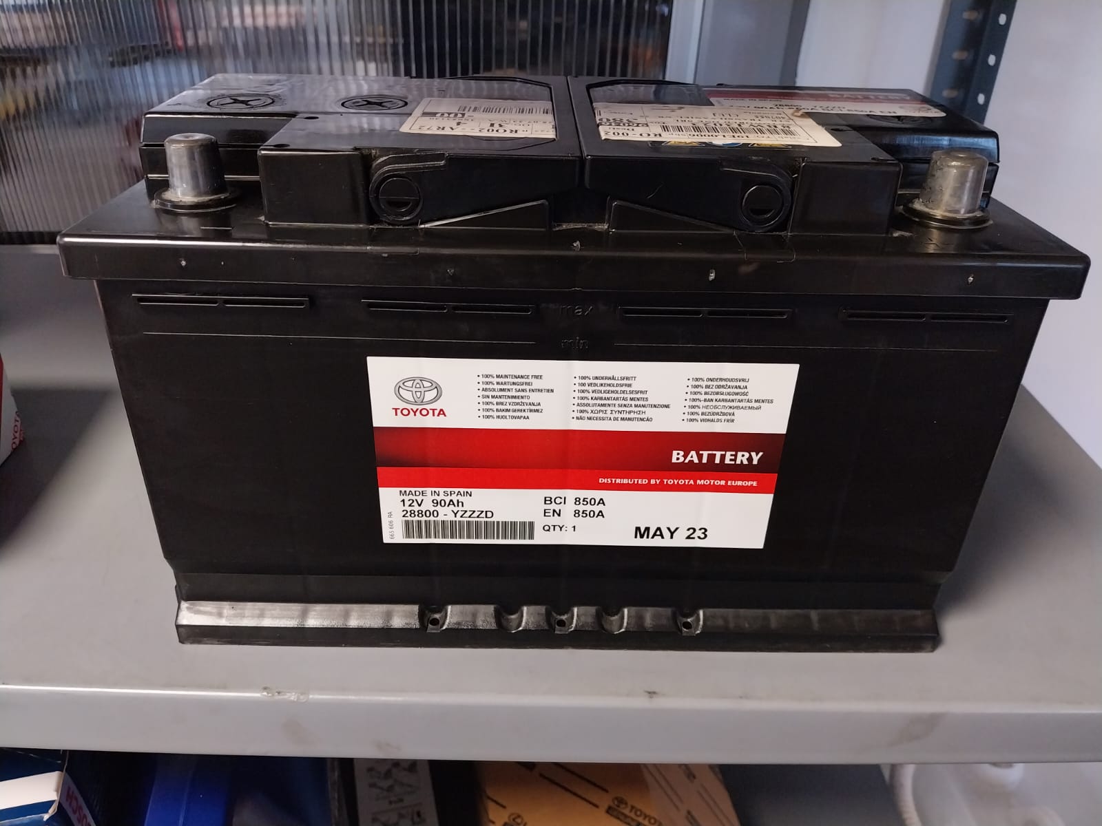 Baterie 90AH Toyota Hillux 2015+