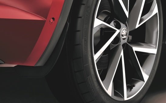 Aparatori noroi spate Skoda Kodiaq Sportline 2017 - 2024 - CarFun.ro - Accesorii Originale