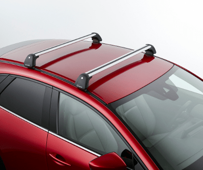 Barele transversale Mazda CX - 30 originale, transport echipamente si bagaje - CarFun.ro - Accesorii Originale