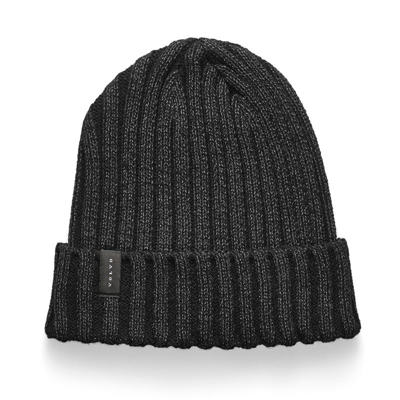 Caciula Volvo Beanie – neagra, material reciclat cu fir reflectorizant - CarFun.ro - Accesorii Originale