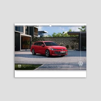 Calendar Volkswagen V spiral - bound 58x36 cm - CarFun.ro - Accesorii Originale