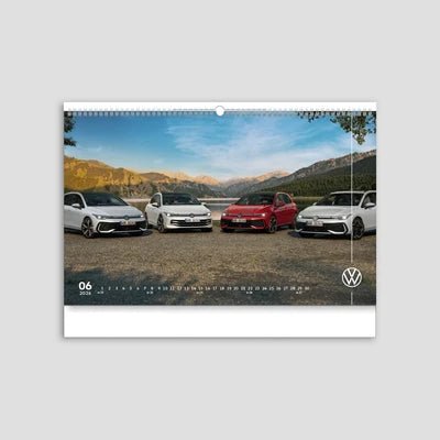 Calendar Volkswagen V spiral - bound 58x36 cm - CarFun.ro - Accesorii Originale
