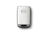 Capac cheie Snowflake White Mazda original, compatibil CX - 30, CX - 60 si CX - 5 - CarFun.ro - Accesorii Originale