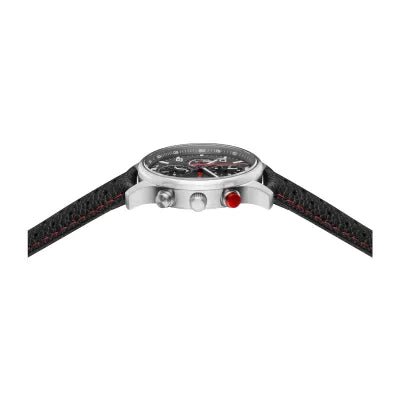 Ceas cronograf Audi Sport – cadran carbon, piele naturala, 42 mm - CarFun.ro - Accesorii Originale