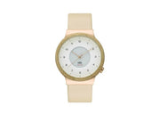 Ceas de mana solar Volkswagen ID. - unisex, sustenabil, din bambus si piele vegana - Volkswagen Shop