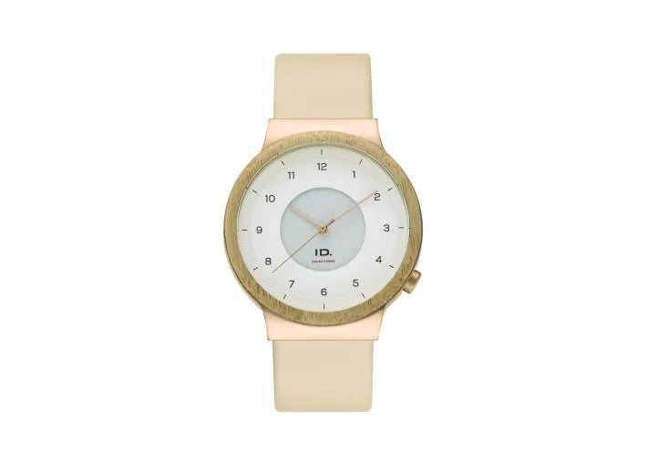 Ceas de mana solar Volkswagen ID. - unisex, sustenabil, din bambus si piele vegana - Volkswagen Shop