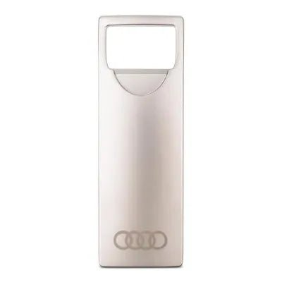 Deschizator sticle Audi – design metalic cu logo Ringe, 95 mm - CarFun.ro - Accesorii Originale