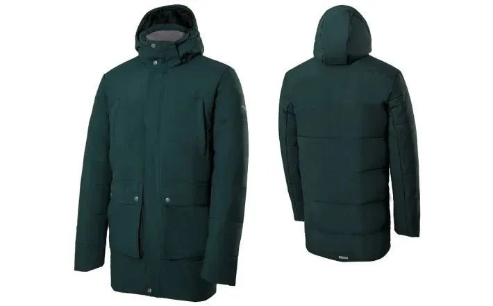 Geaca de iarna Skoda cu gluga detasabila, culoare smarald - CarFun.ro - Accesorii Originale