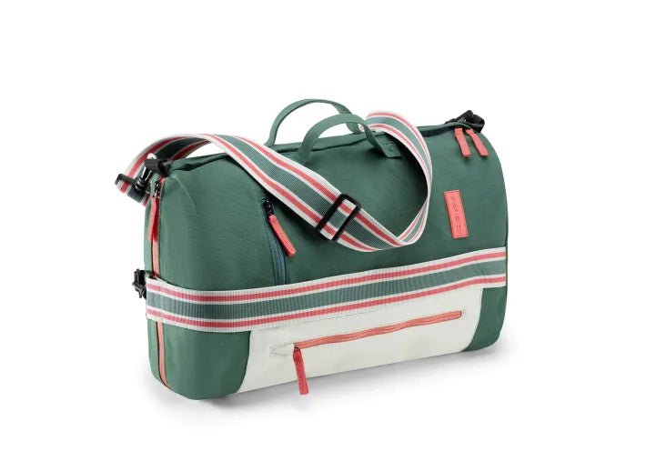 Geanta 2 - in - 1 Volkswagen ID. Buzz - multifunctionala, gri deschis/petrol, din bumbac - Volkswagen Shop