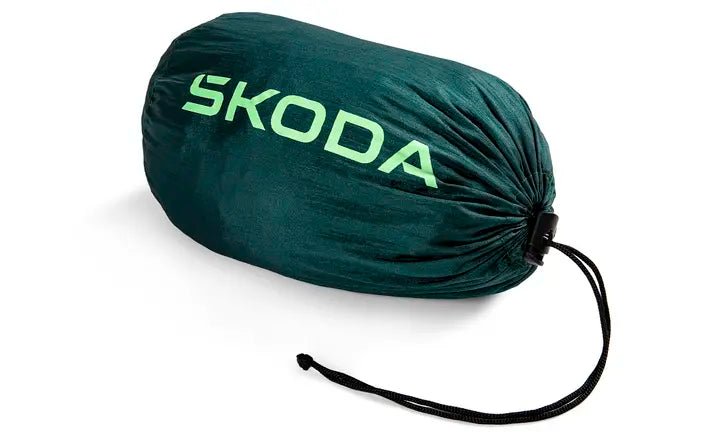 Hamac Skoda original – 1 persoana, verde emerald - CarFun.ro - Accesorii Originale