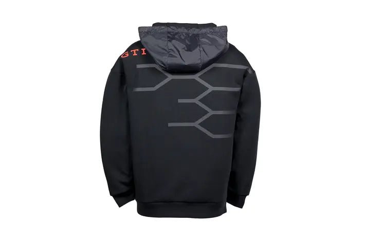 Hanorac Volkswagen GTI cu Gluga si Accente Contrastante, Negru/Rosu - Volkswagen Shop