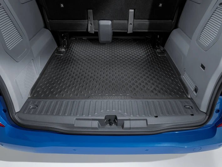 Insertie portbagaj VW T7 Caravelle LWB - dupa randul 3 - margine 50 mm - CarFun.ro - Accesorii Originale