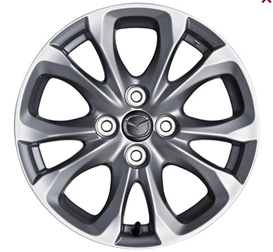 Janta aliaj 15 inch Mazda 2 originala design 153 argintiu - CarFun.ro - Accesorii Originale