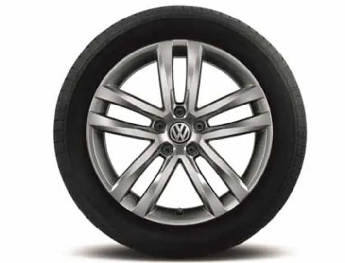 Janta aliaj Volkswagen Salvador 17", 6,5J x 17, 5/112, gri metalizat, compatibila cu Touran - Volkswagen Shop
