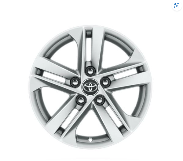 Janta din aliaj originala Toyota Corolla 16 model 2019, Silver - CarFun.ro - Accesorii Originale