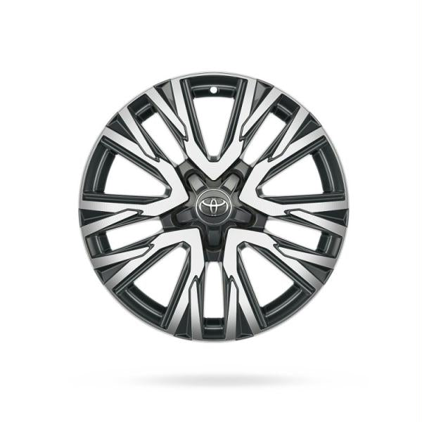 Janta din Aliaj Originala Toyota Yaris Cross, 17 inch, 10 spite, Machined Dark Grey - CarFun.ro - Accesorii Originale