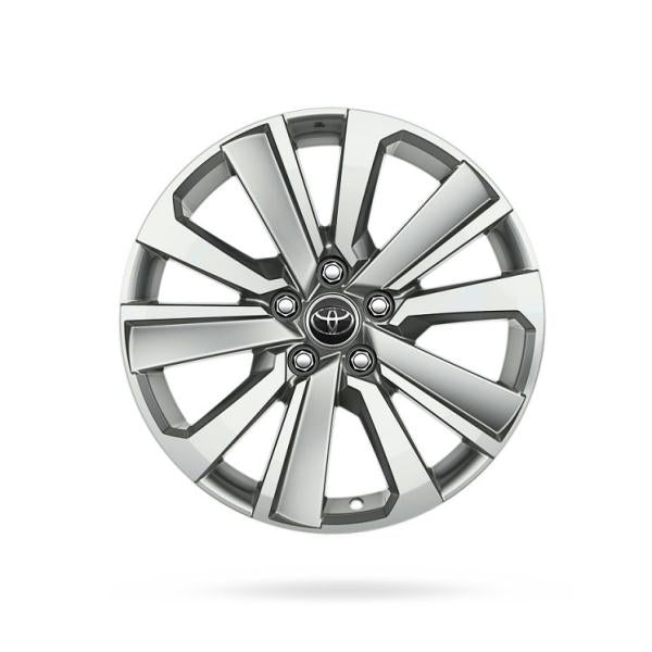 Janta din Aliaj Originala Toyota Yaris Cross, 18 inch, 10 spite, Silver - CarFun.ro - Accesorii Originale