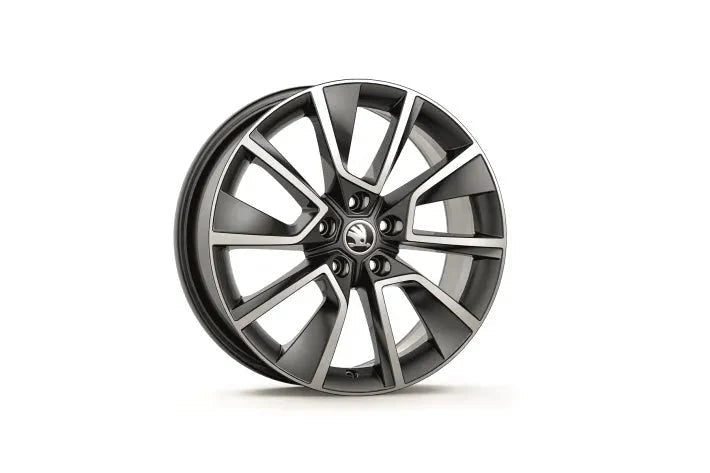Janta din Aluminiu Škoda Braga 7x18 5/112/45 Antracit Lucios - CarFun.ro - Accesorii Originale