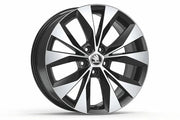 Janta din Aluminiu Skoda Cassiopeia, 18 inch, Negru Lucios, Compatibila cu Anvelope 235/45 R18 pentru Superb III - CarFun.ro - Accesorii Originale