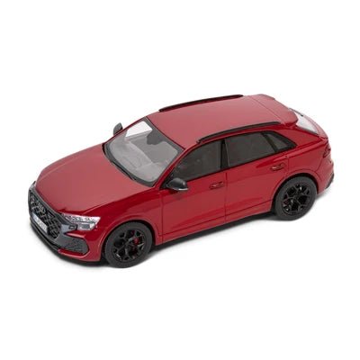 Macheta Audi RS Q8 1:43 rosu Chili - CarFun.ro - Accesorii Originale