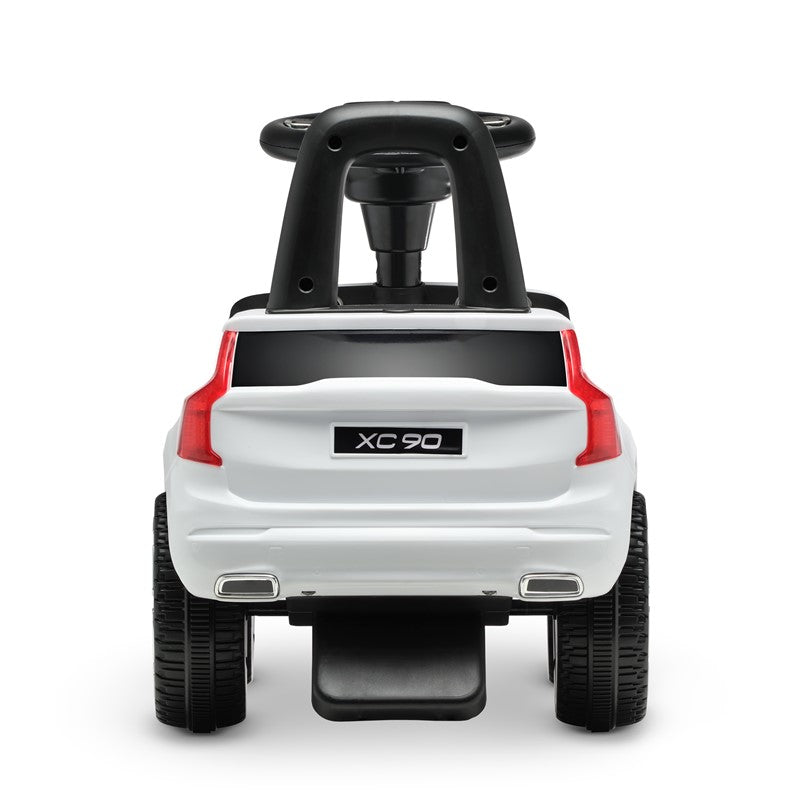 Masinuta copii Volvo XC90 Foot to Floor – alb/negru, cu claxon si muzica - CarFun.ro - Accesorii Originale