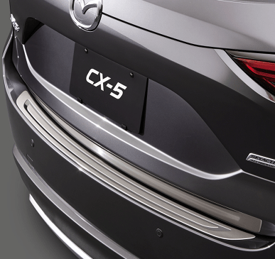 Ornament spoiler spate Mazda CX - 5 original din otel inoxidabil - CarFun.ro - Accesorii Originale