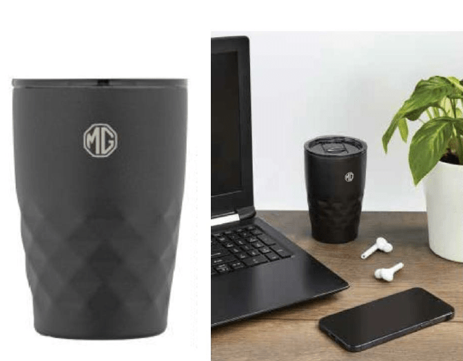 Pahar termoizolant Geo MG 350 ml – Solid Black - CarFun.ro - Accesorii Originale