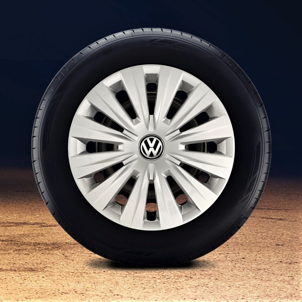 Set 4 bucati capac decorativ original Volkswagen pentru janta de otel R15, cod OE 5G0071455 YTI - Volkswagen Shop
