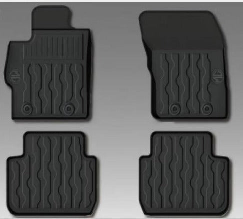 Set covorase 3D MG HS din cauciuc negru cu margini inaltate - CarFun.ro - Accesorii Originale