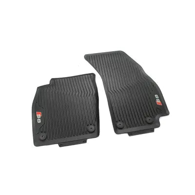 Set covorase all weather fata Audi S8 cu logo negru - CarFun.ro - Accesorii Originale