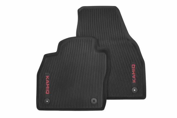 Set covorase all - weather fata Skoda Kamiq – TPE rezistent, protectie maxima - CarFun.ro - Accesorii Originale