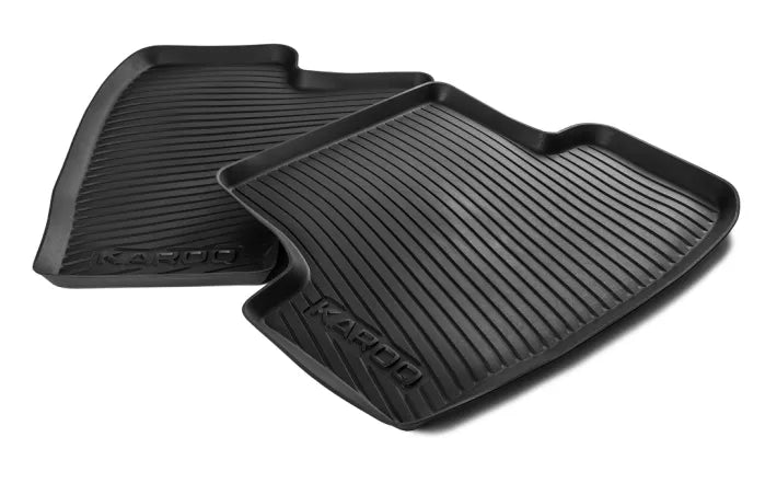 Set covorase all - weather spate Skoda Karoq – protectie durabila - CarFun.ro - Accesorii Originale