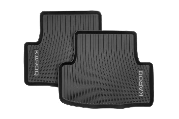 Set covorase all - weather spate Skoda Karoq – protectie durabila - CarFun.ro - Accesorii Originale