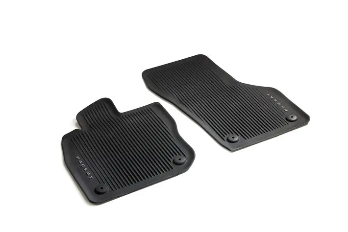 Set covorase all - weather Volkswagen Original Passat - fata, negru titan, 2 bucati - Volkswagen Shop
