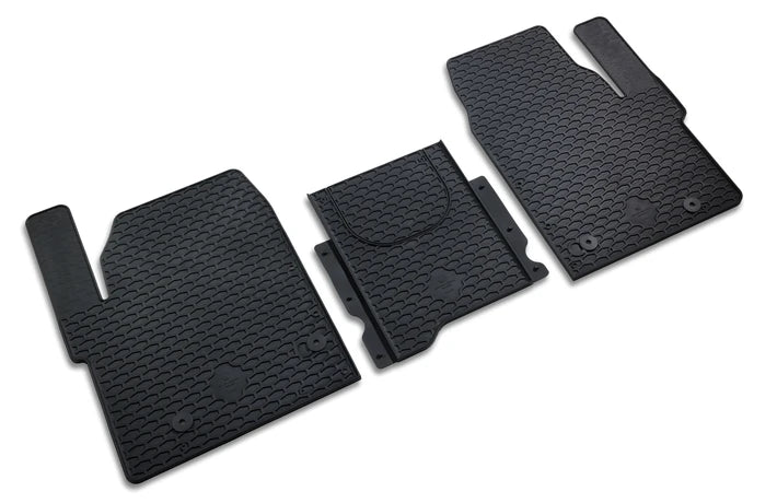 Set covorase cauciuc 3 piese fata VW T7 - podea din cauciuc - CarFun.ro - Accesorii Originale