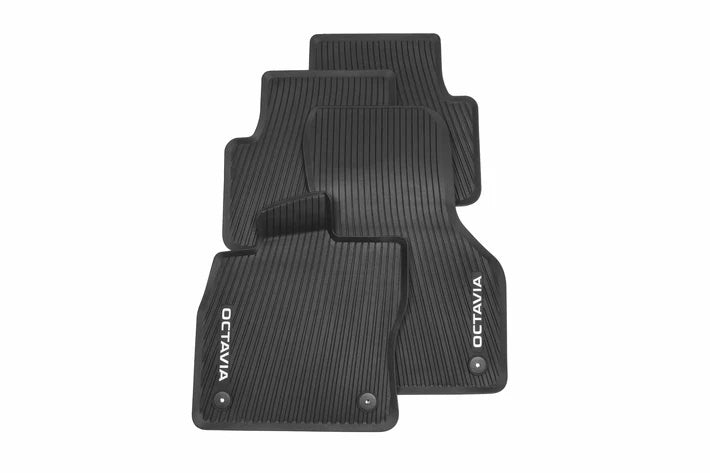 Set covorase cauciuc Skoda Octavia IV – protectie completa pentru interior - CarFun.ro - Accesorii Originale