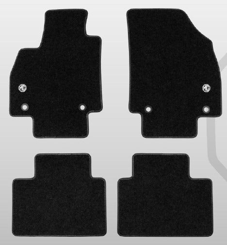 Set covorase mocheta MG ZS 11 AT velur negru, design dedicat - CarFun.ro - Accesorii Originale