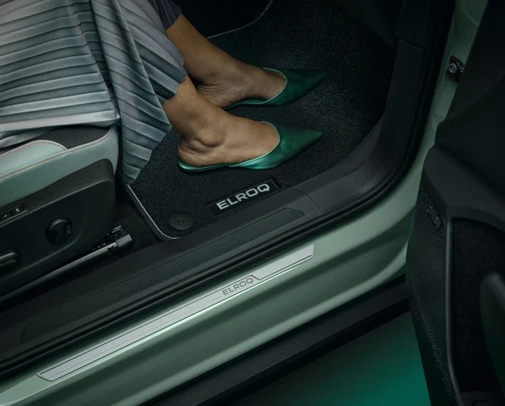 Set covorase textil Skoda Elroq PYL fata si spate - CarFun.ro - Accesorii Originale