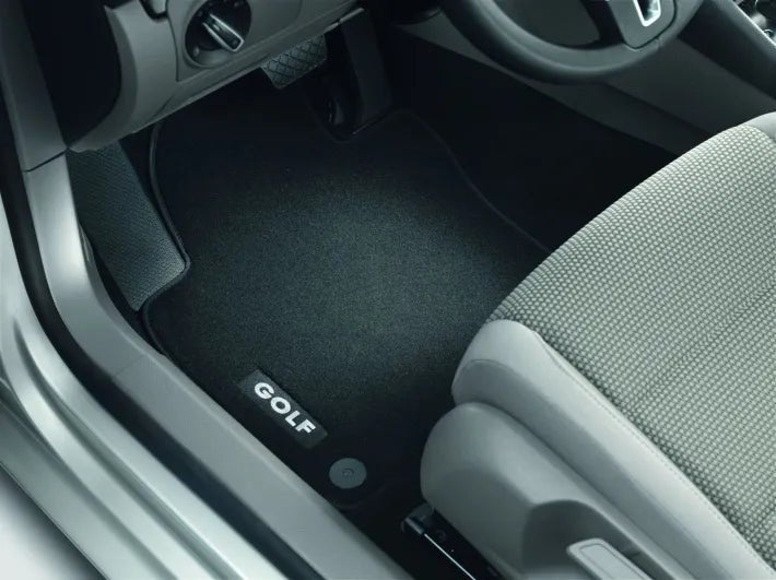 Set covorase textile originale Volkswagen pentru Golf V (2004 - 2007), fata si spate, culoare antracit - Volkswagen Shop