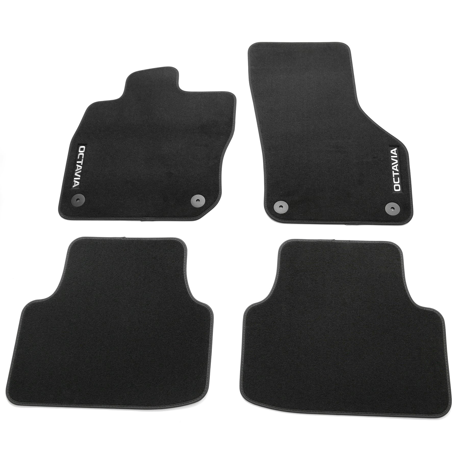 Set covorase textile Prestige Skoda Octavia 4 e - Tec NX|PV, fata/spate,negru - CarFun.ro - Accesorii Originale