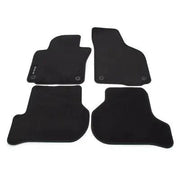 Set Covorase Textile Skoda, Fata si Spate, pentru Octavia 1Z, Negru cu Inscripție Octavia - CarFun.ro - Accesorii Originale