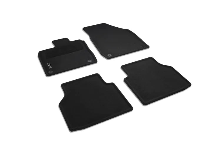 Set covorase textile Volkswagen Original „Optimat“, 4 bucati, negru satin - Volkswagen Shop