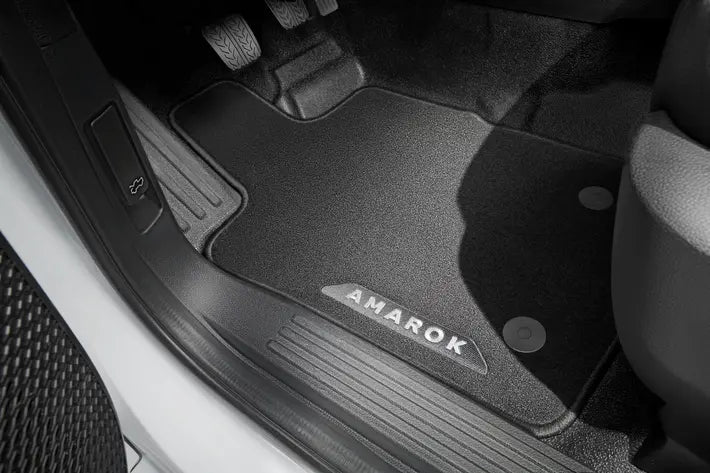 Set covorase textile VW Amarok 2023→ 4 buc pentru cabina dubla - CarFun.ro - Accesorii Originale