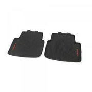 Set de covorase all - season Skoda pentru spate, Kamiq NW4, negru, cu inscriptie rosie - CarFun.ro - Accesorii Originale