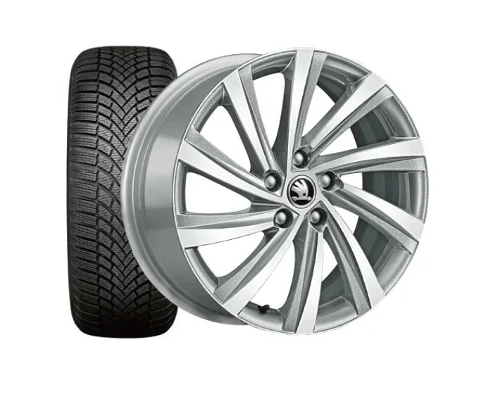 Set Jante Aliaj și Anvelope Iarna Skoda 225/45 R18 XL - CarFun.ro - Accesorii Originale