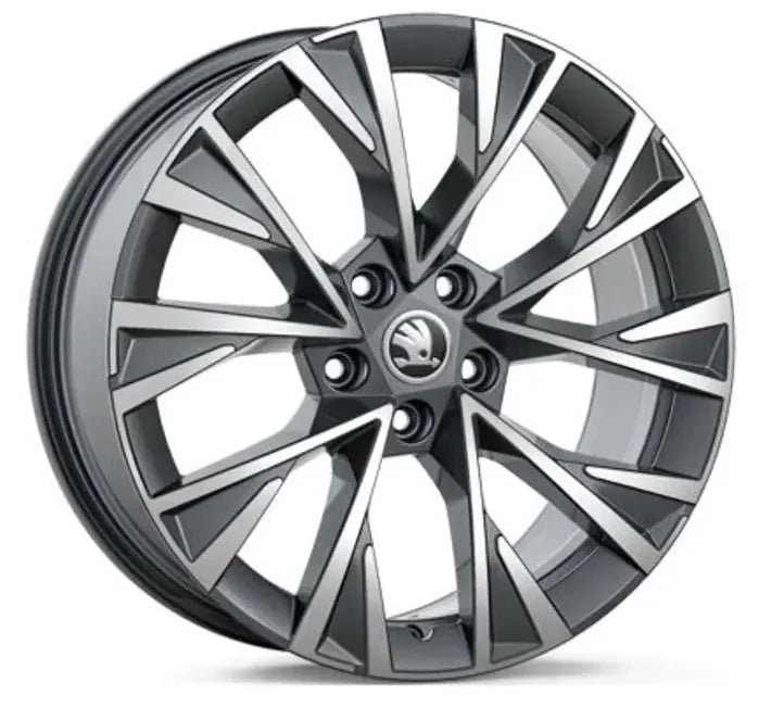 Set Roti de Iarna Skoda Dofida 18" cu Anvelope 235/45 R18 Bridgestone Blizzak LM005, pentru Superb IV si Superb IV Combi - CarFun.ro - Accesorii Originale