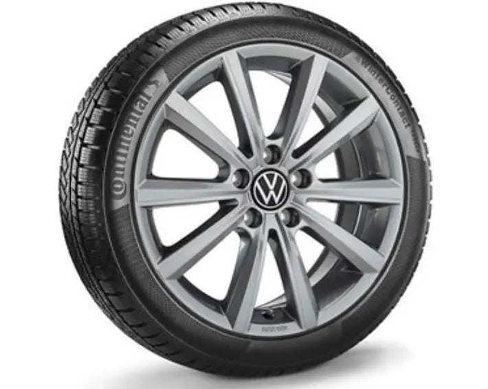 Set roti iarna 16" VW Merano Adamantium Dark + Bridgestone LM001 V2 – Compatibil Polo VII (2022–prezent) - CarFun.ro - Accesorii Originale