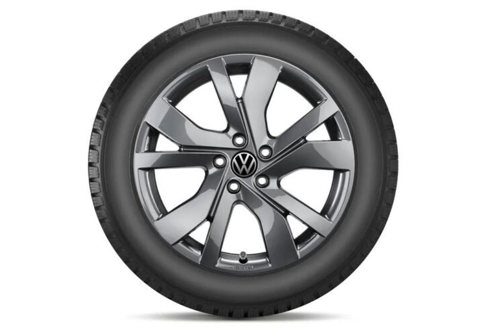 Set roti iarna 18'' originale VW Tiguan 3 CT1, janta aliaj Rockingham si anvelope 235/55R18 104H XL Bridgestone Blizzak LM005 - Volkswagen Shop