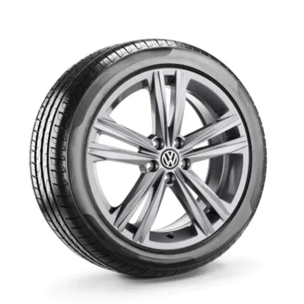 Set roti iarna 18'' originale VW Tiguan AD1 2017 - 2024, janta aliaj Sebring si anvelope Continental 235/55R18 100H Conti WinterContact TS870P - Volkswagen Shop