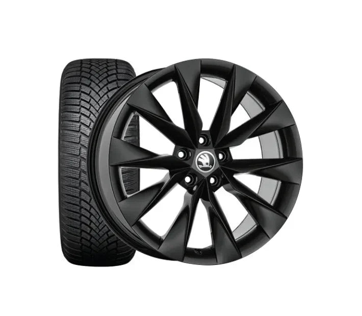 Set Roti Iarna Skoda cu Jante Crystal 19" si Anvelope Bridgestone Blizzak LM005 - CarFun.ro - Accesorii Originale